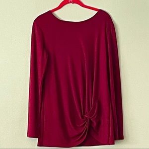Long Sleeved, Soft Top, Knotted, Size Small